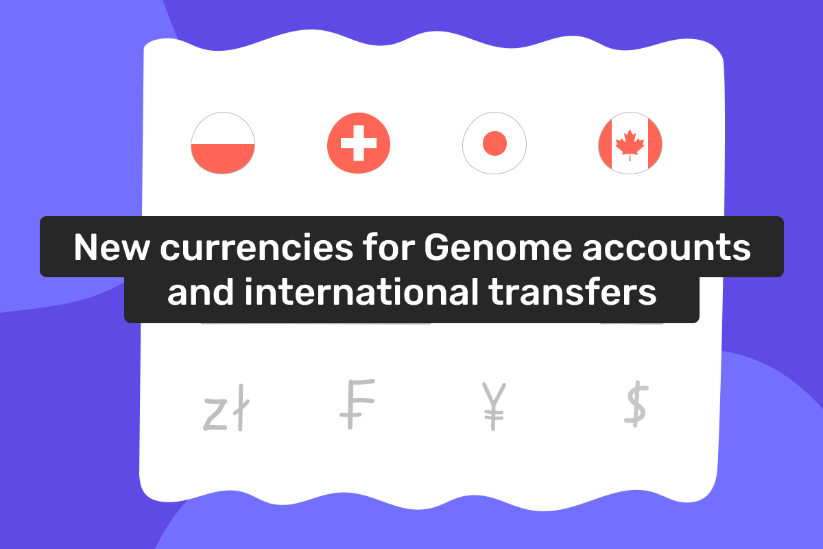 Even more currencies for international business transfers!