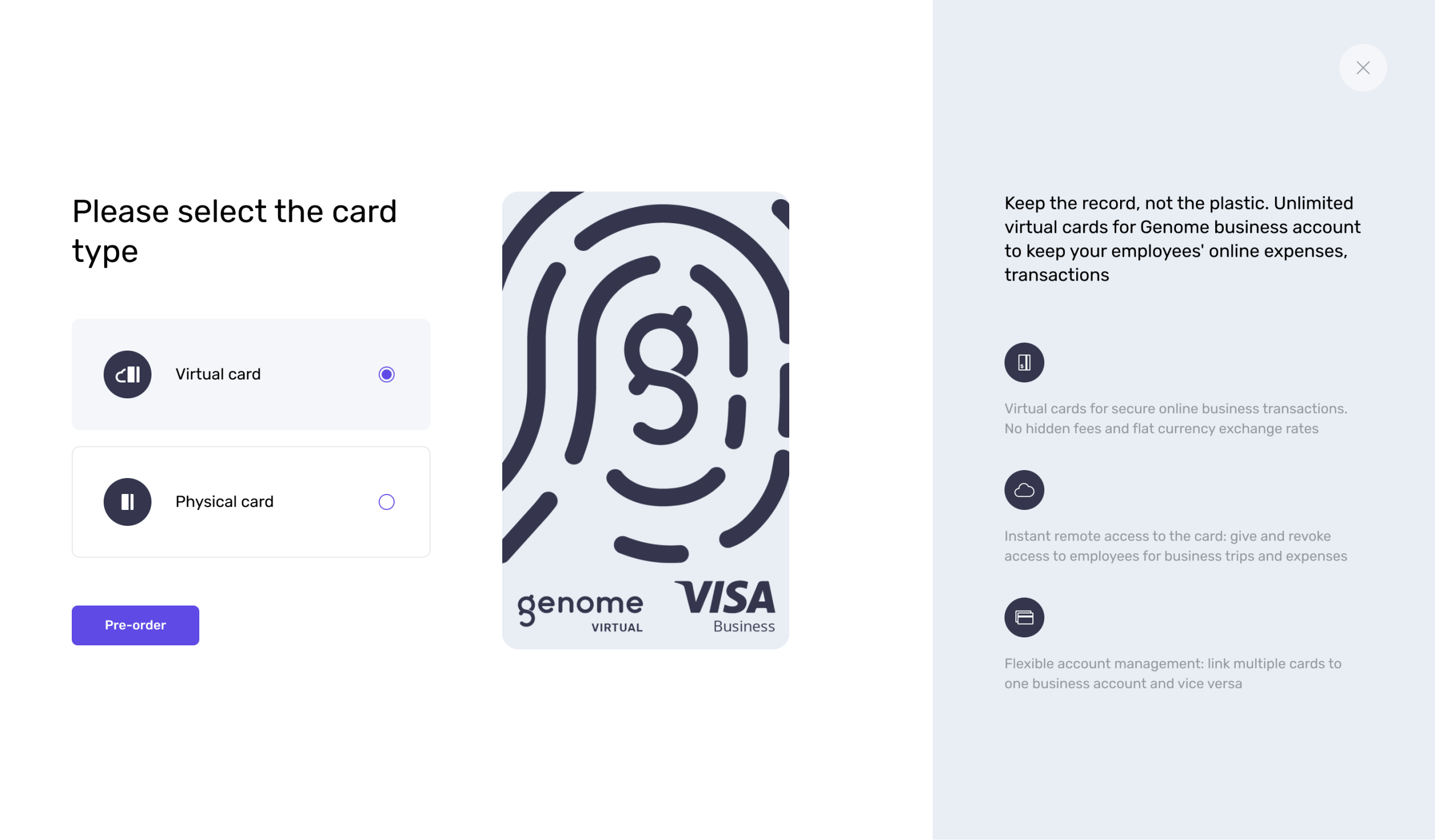 Genome's cards pre-order: choose the card
