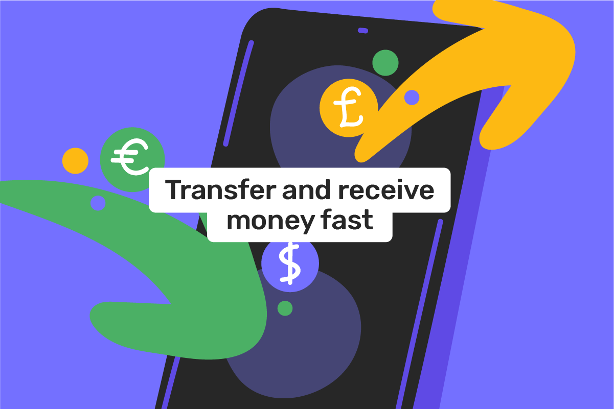 How to transfer and accept fast payments to your digital wallet