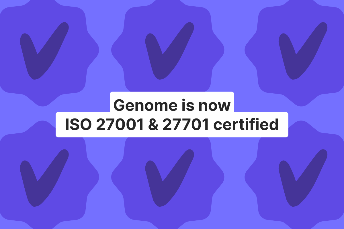 Genome reaches a milestone in security and personal data protection with ISO 27001 and 27701