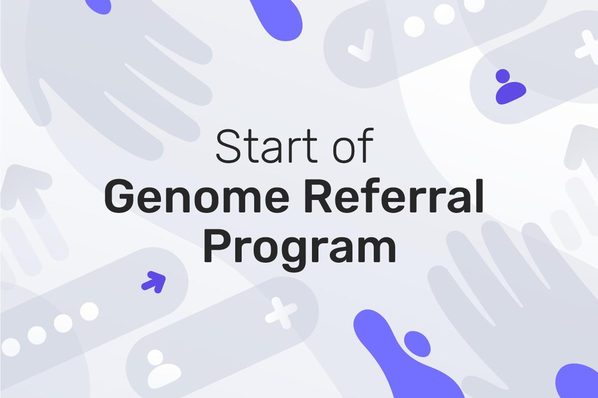 Genome's referral program for personal wallets