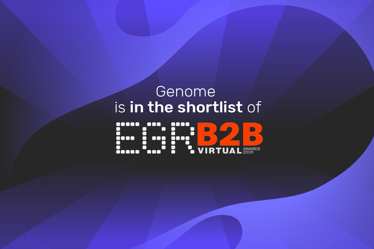 Genome is in the EGR B2B Awards shortlist