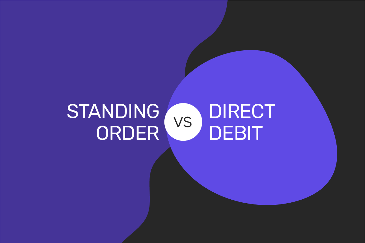 Difference between a standing order and direct debit