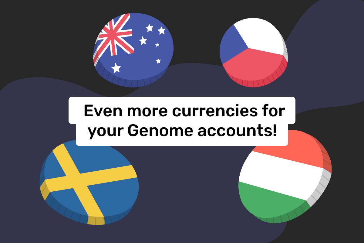 Genome expands with 4 more currencies - 11 total for your use! How to benefit from them?