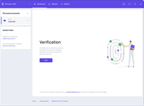 Pass the verification process to apply for a personal account at Genome