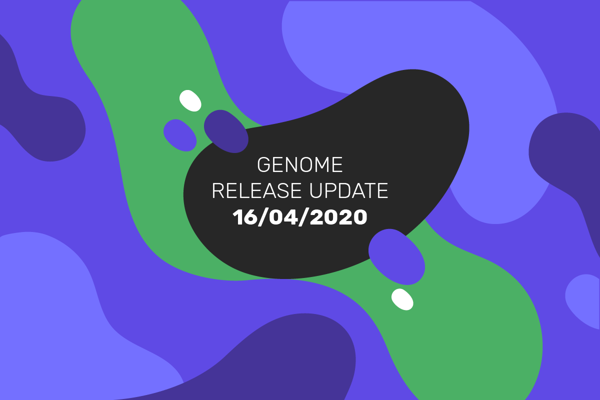 Genome release update from 16.04.2020