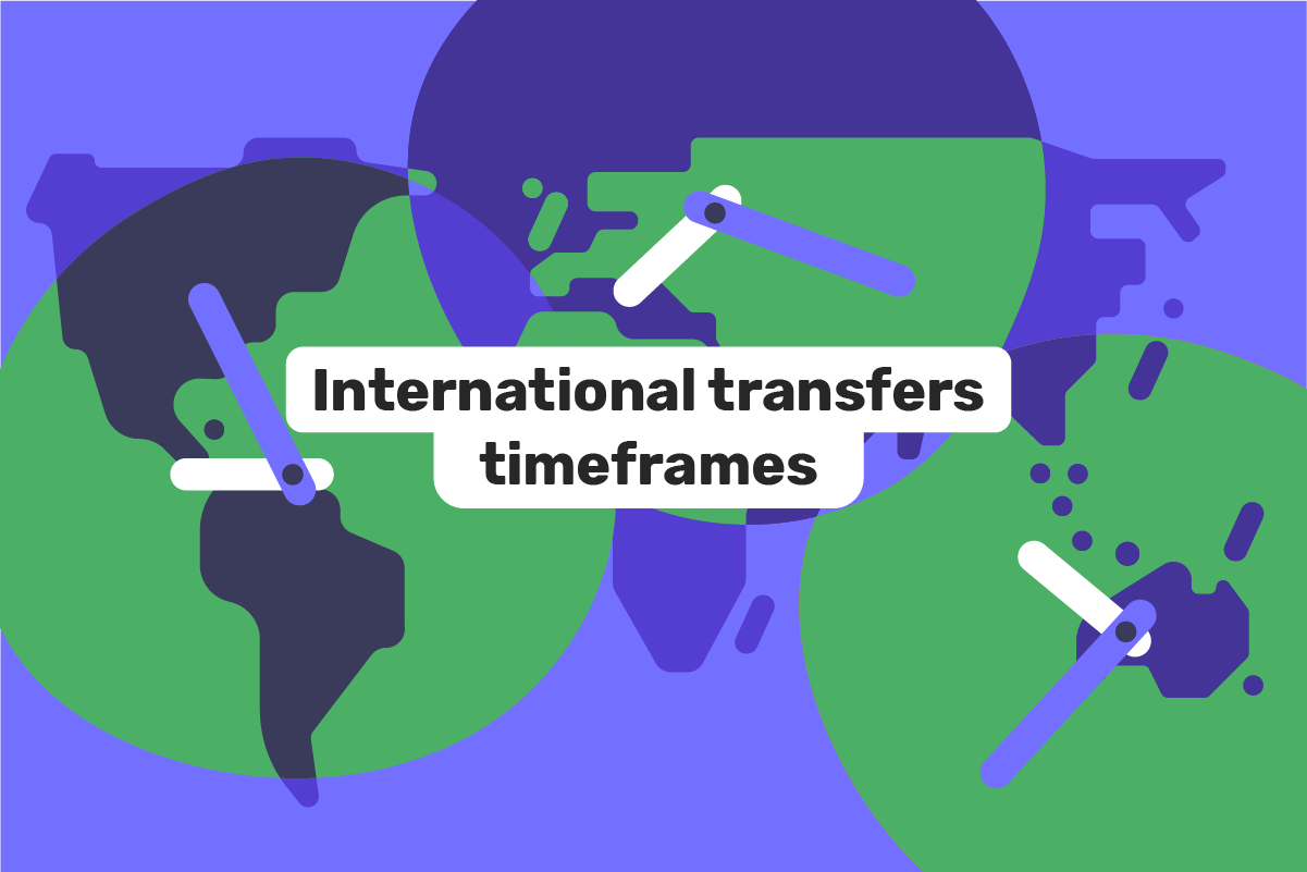 How long does an international bank transfer take?