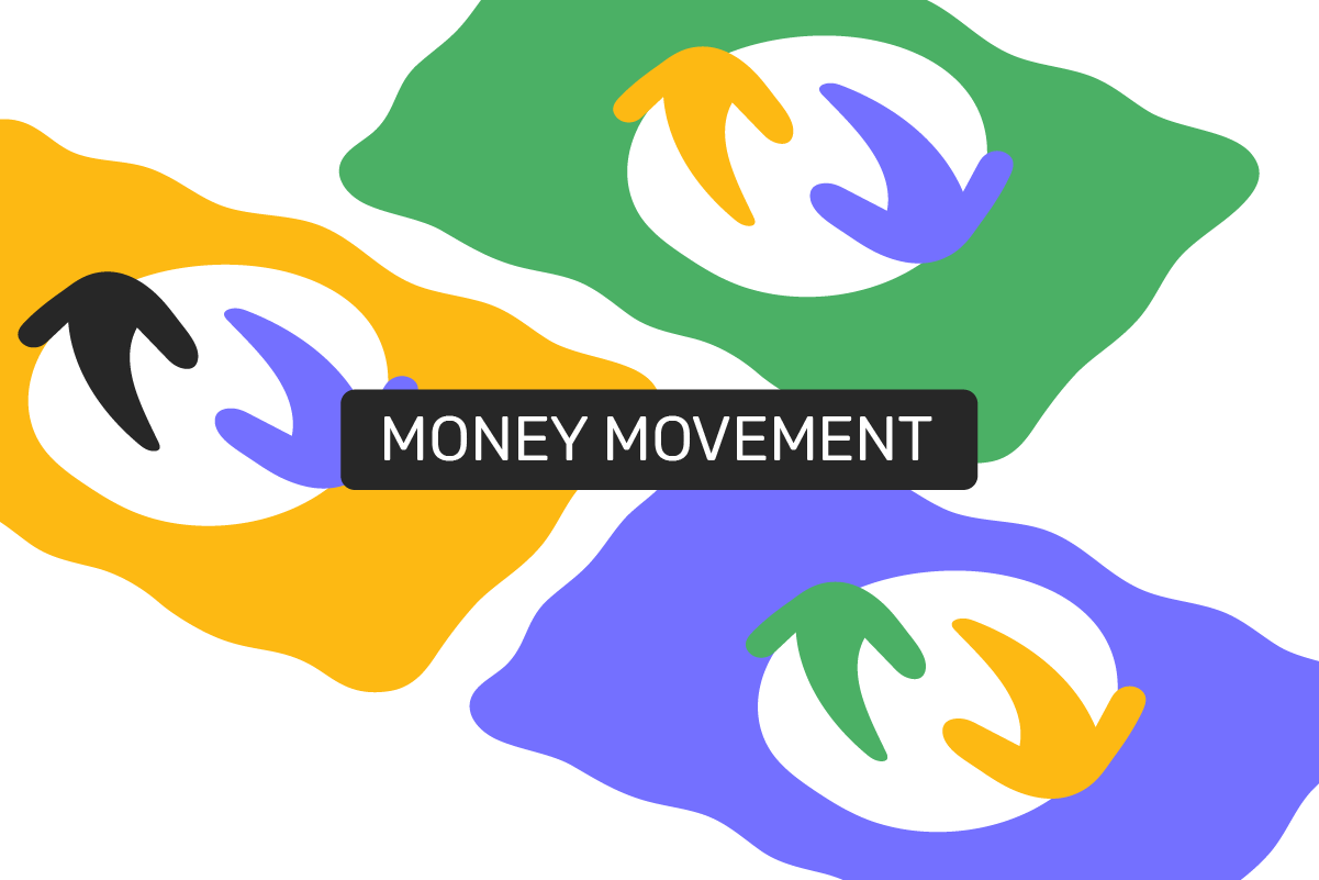 A simple explanation of the movement of money in the banking system