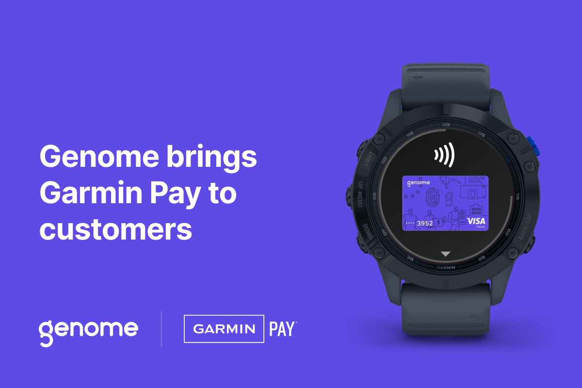 Garmin Pay is here! Go full-contactless with Genome