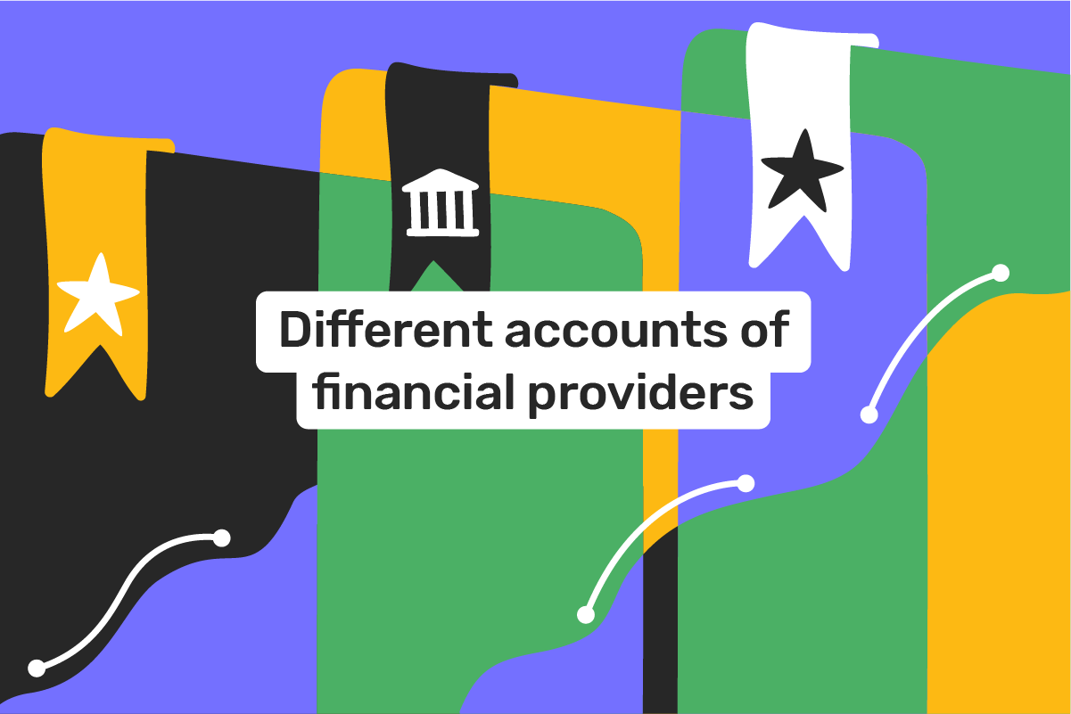 Main differences between a bank account and a business account of financial service providers