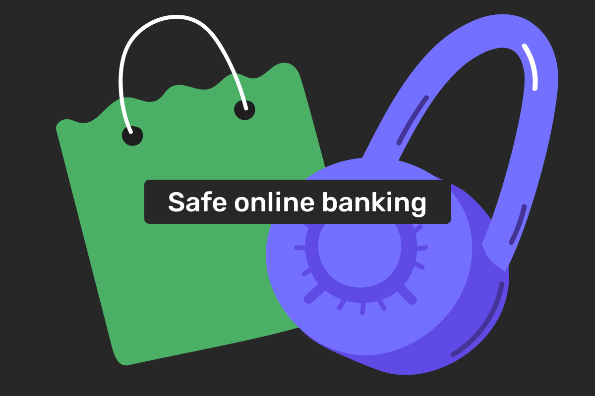 Safe online banking for shopping and payments