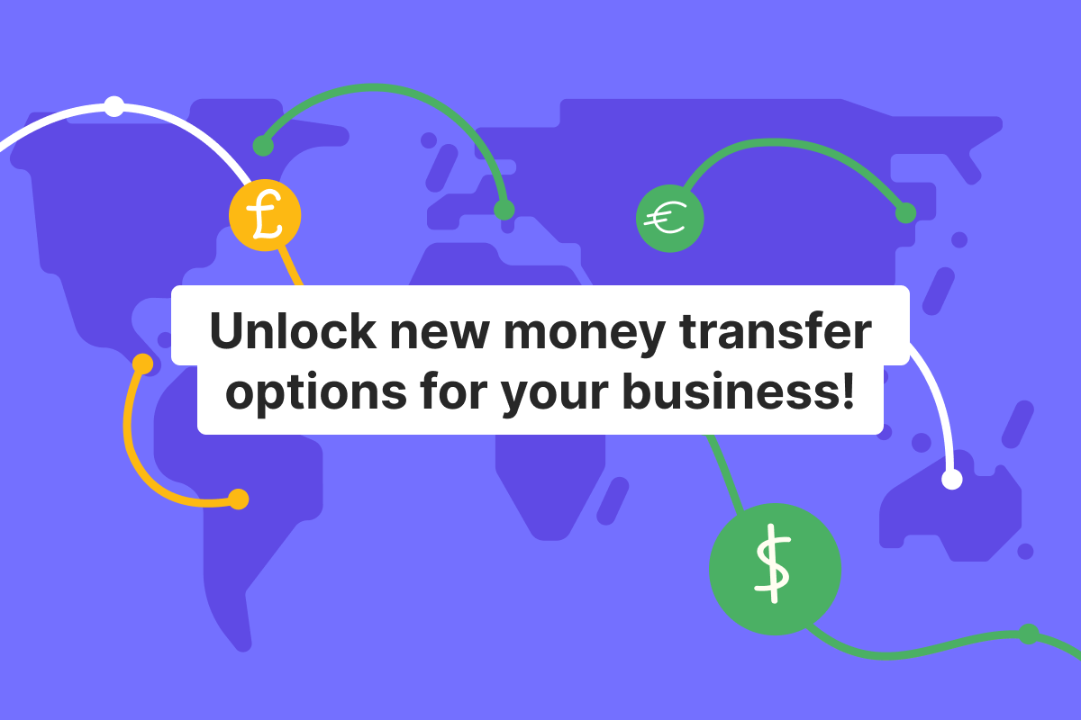 Take your business payments worldwide with international transfers!